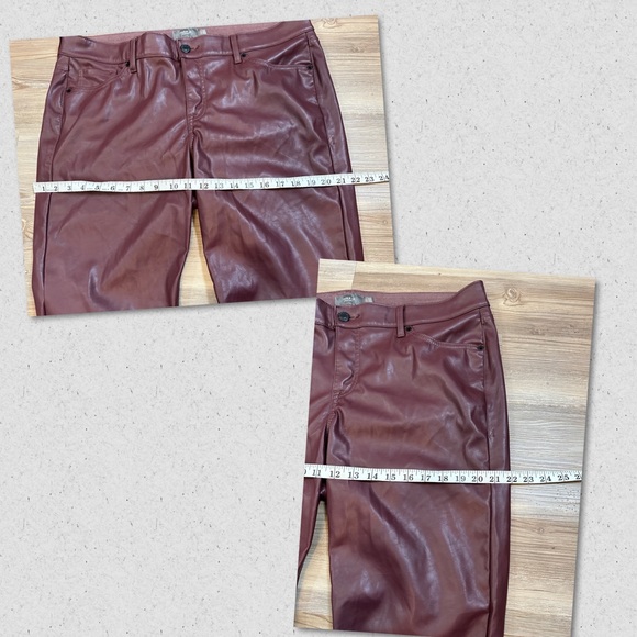 Torrid Skinny faux leather high rise pants size 16 tall - Picture 7 of 9